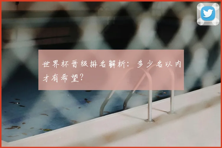 世界杯晋级排名解析：多少名以内才有希望？